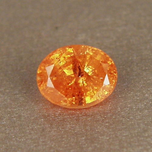 Bright Color True Mandarin Orange Spessartite Garnet GL Litnon.com