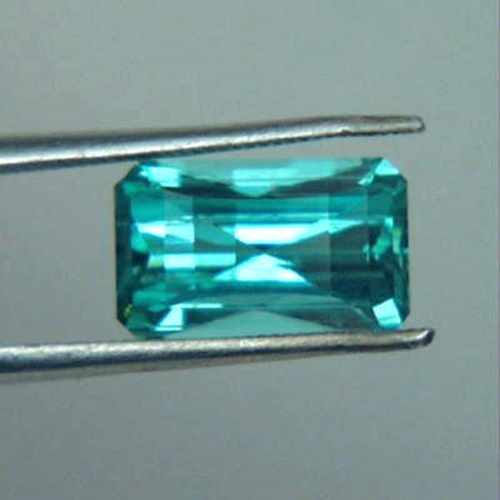  Neon Blue Color Top Cut Oyo Tourmaline 3.27 ct  Litnon.com