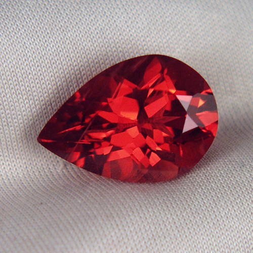 $NR$ Big and Bright Gem Red Orange Andesine 6.40 ct  Litnon.com