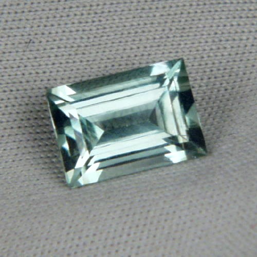 Top Cut and Bright Pastel Green Tourmaline Afghanistan GL Litnon.com