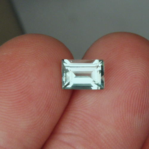 Top Cut and Bright Pastel Green Tourmaline Afghanistan GL Litnon.com