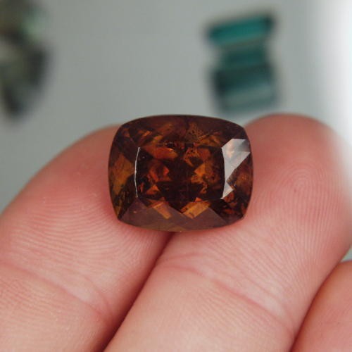 Big Cushion Cut Rare Spanish Sphalerite 18.76 ct  Litnon.com