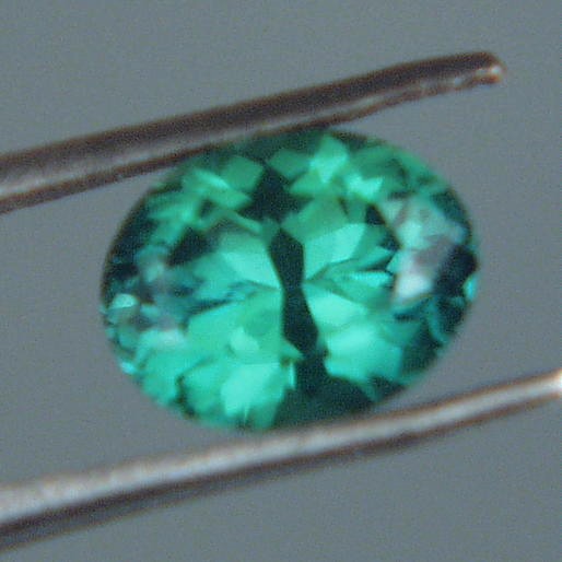 Fine Color and Cut Blue Green Tourmaline Afghanistan  Litnon.com