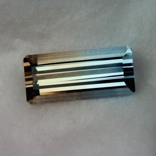 Rare Natural Bi Color Topaz Ukraine 13.68 ct  Litnon.com