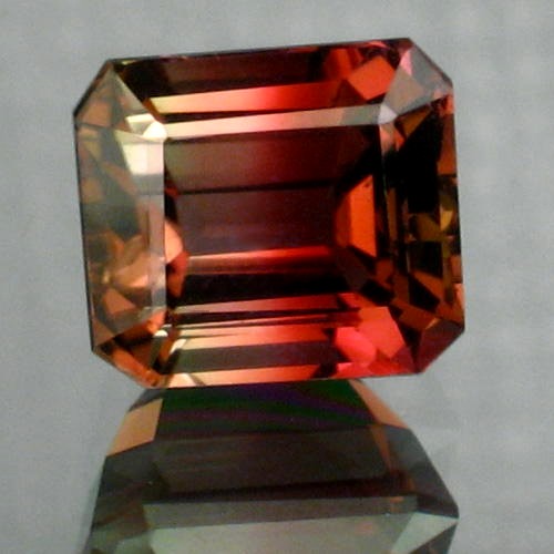 Big Bright and Clean Bi-Color Tourmaline 11.17ct  Litnon.com