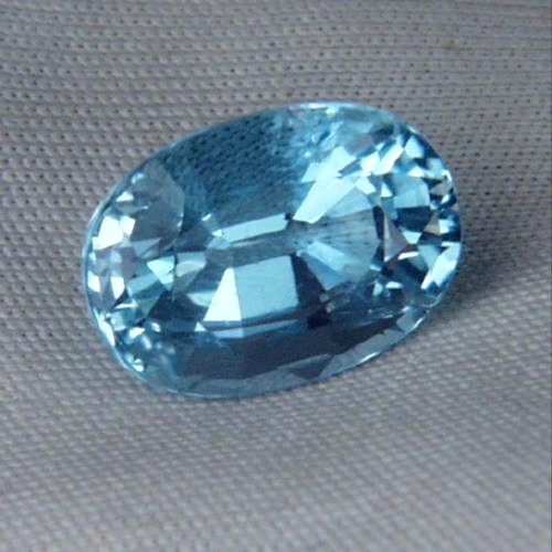 Quality High Color Blue Aquamarine Nigeria 3.57ct  Litnon.com
