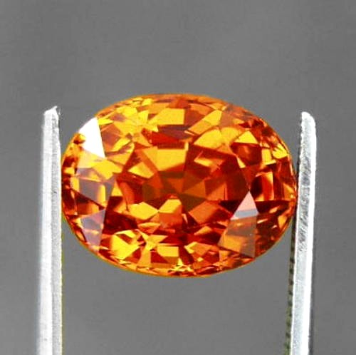 Color and Fire Gem Orange Mandarin Spessartite Garnet 6.75ct  Litnon.com