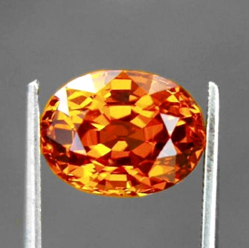 Color and Fire Gem Orange Mandarin Spessartite Garnet 6.75ct  Litnon.com