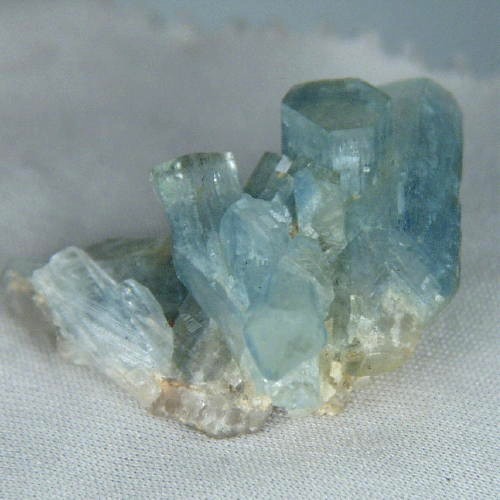 Blue Terminated Aquamarine Beryl Crystals Namibia  Litnon.com