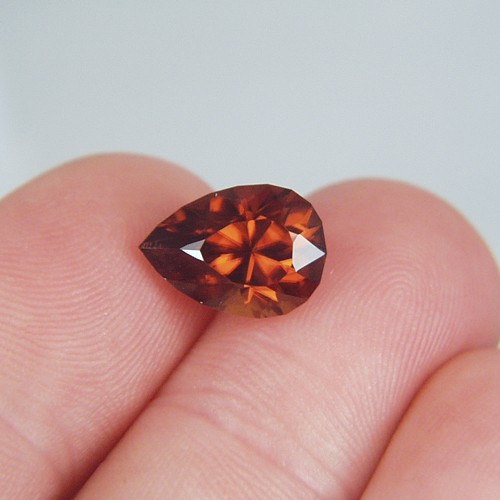 Special Gem Rare Mozambique Rich Orange Natural Zircon Litnon.com
