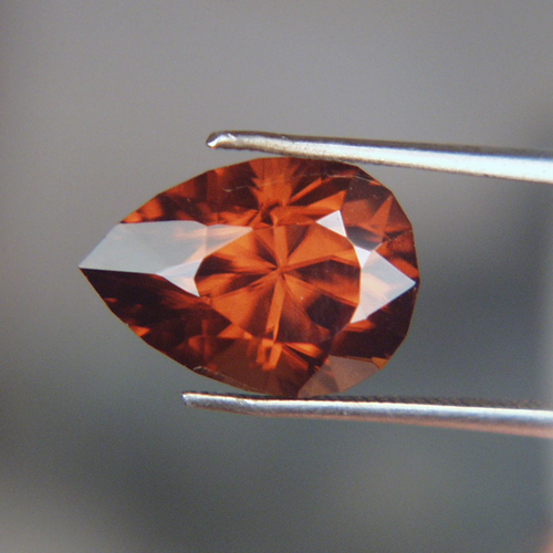 Special Gem Rare Mozambique Rich Orange Natural Zircon Litnon.com