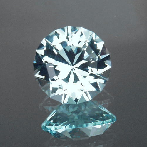 USA Cut Brilliant Soft Blue Aquamarine 4.38 ct  Litnon.com