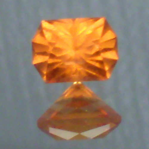 USA Cut Rare Golden Orange Afghan Grossular Garnet  Litnon.com