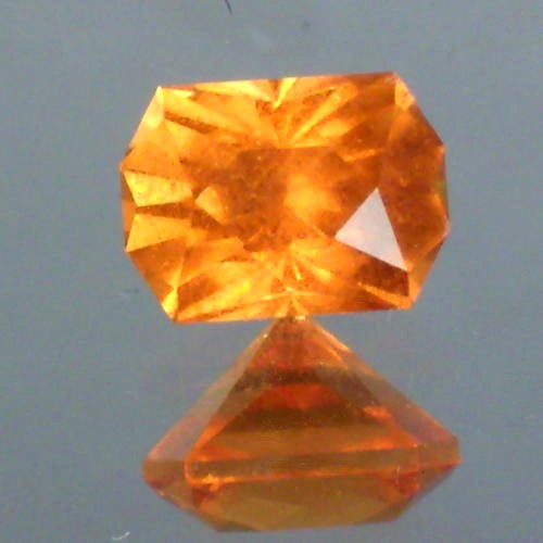 USA Cut Rare Golden Orange Afghan Grossular Garnet  Litnon.com