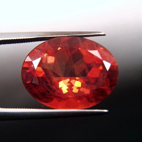 $NR$ Big and Bright Red orange Andesine 8.49ct  Litnon.com