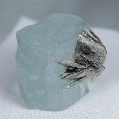Terminated Aquamarine Beryl Crystal Specimen Pakistan  Litnon.com