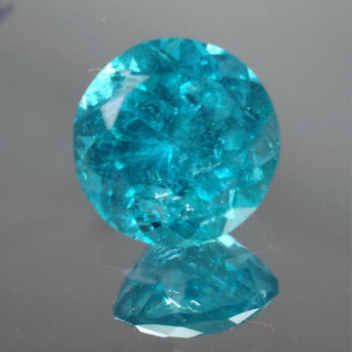  Neon Blue Color Top Cut Oyo Tourmaline 2.64 ct  Litnon.com