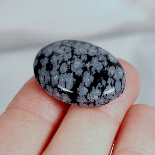 High Quality Snowflake Obsidian Cab Arizona  Litnon.com