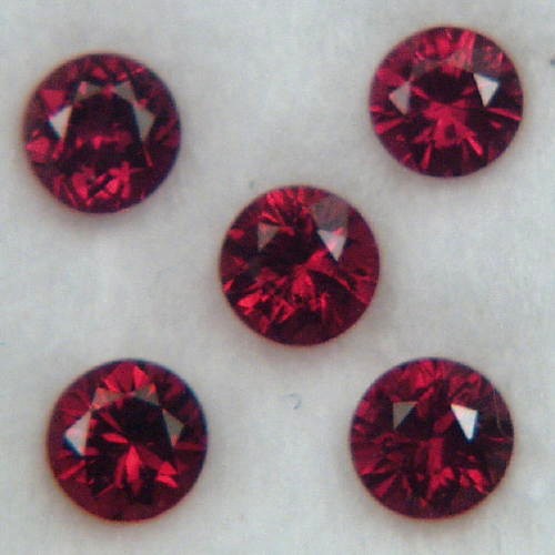 Rare Arizona Chrome Pyrope Ant Hill Garnets 5 gems  Litnon.com