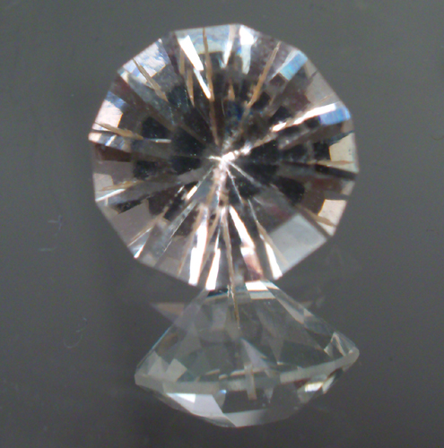 Ultra Rare Brilliant Gem Euclase and Rutile Needle  Litnon.com