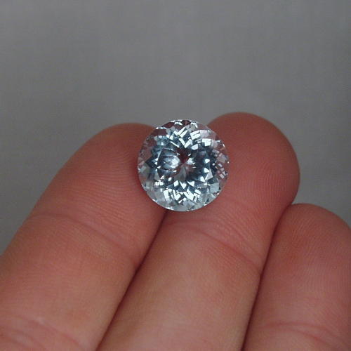 Top Cut Natural Color  Nigeria Blue Topaz 11.81 ct  Litnon.com