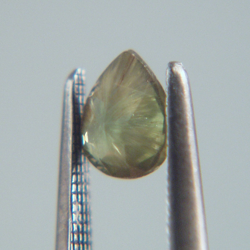 Perfect Horsetail Inclusions Russian Demantoid Garnet GL Litnon.com