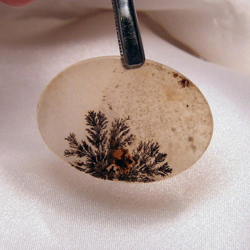 Bewildering Transparent Dendritic Agate Stone Cabochon Litnon.com