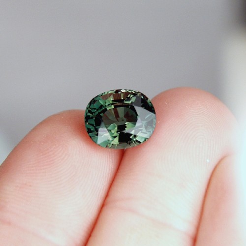 Fine Color Blue Green Tourmaline Nigeria 6.47 ct  Litnon.com