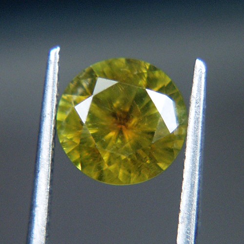 Rare inclusions Color Shift Russian Demantoid Garnet Litnon.com