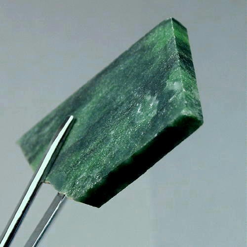 Ultra Rare Chrome Tremolite Cab Rough 43 grams  Litnon.com