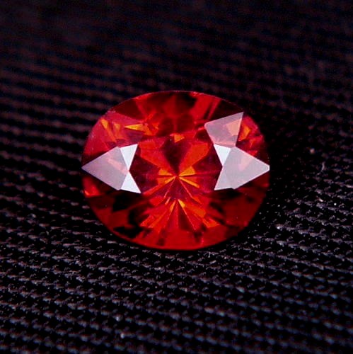 Cut, Color and Fire Orange Red Spessartite Garnet  Litnon.com