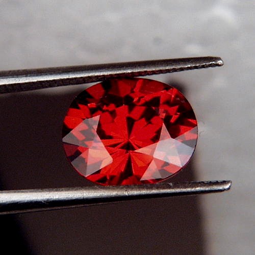 Cut, Color and Fire Orange Red Spessartite Garnet  Litnon.com