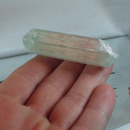 Teminated Spodumene Kunzite Hiddenite Crystal 270ct  Litnon.com