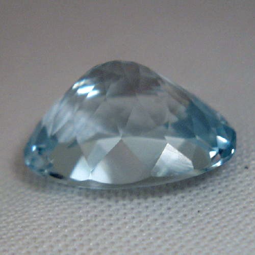 Top Cut Natural Color  Nigeria Blue Topaz 15.17ct  Litnon.com