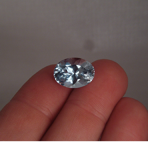 Top Cut Natural Color  Nigeria Blue Topaz 15.17ct  Litnon.com