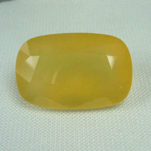 Big Cushion Cut Natural Tanzanian Yellow Opal Litnon.com