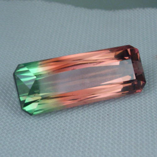 Top Cut Beautiful Bi Color Nigeria Tourmaline 10.14 ct  Litnon.com