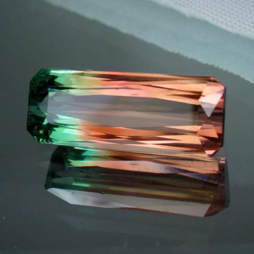 Top Cut Beautiful Bi Color Nigeria Tourmaline 10.14 ct  Litnon.com