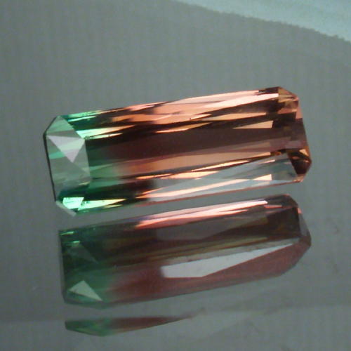 Top Cut Beautiful Bi Color Nigeria Tourmaline 10.14 ct  Litnon.com