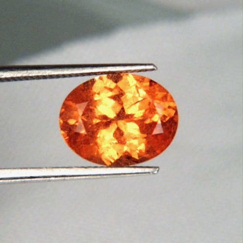 Bright Color True Mandarin Orange Spessartite Garnet GL Litnon.com