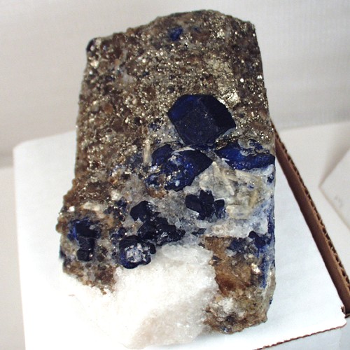 Rare Quality Lapis - Lazuli Lazurite Pyrite Cabinet Specimen Litnon.com