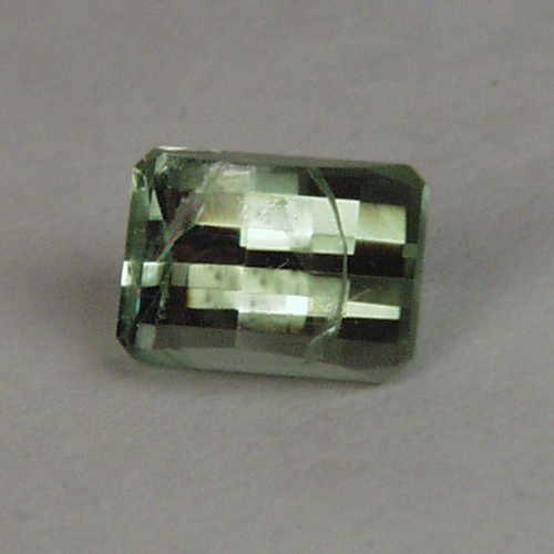 Top Cut and Bright Mint GreenTourmaline Afghanistan GL Litnon.com