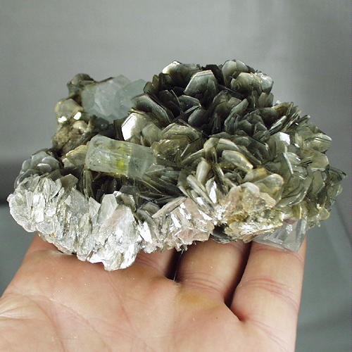 Collectors Quality Big Aquamarine and Muscovite Specimen Litnon.com