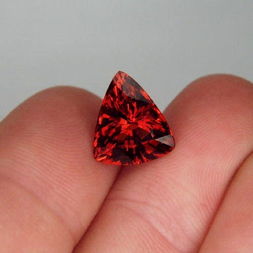 Cut, Color and Fire Red Orange Spessartite Garnet 7.46 ct  Litnon.com