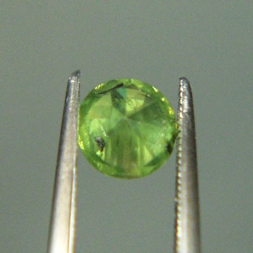 Brilliant Top Cut Natural Russian Demantoid Garnet GL Litnon.com