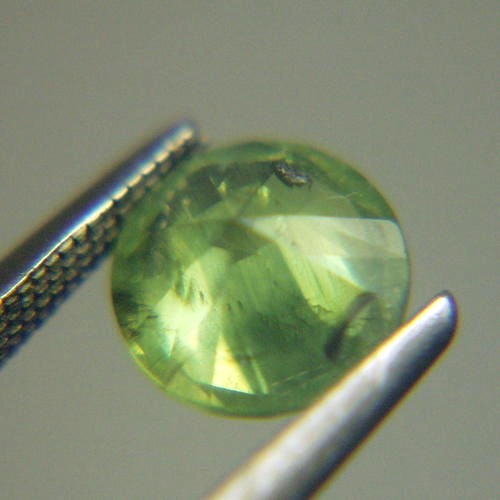 Brilliant Top Cut Natural Russian Demantoid Garnet GL Litnon.com