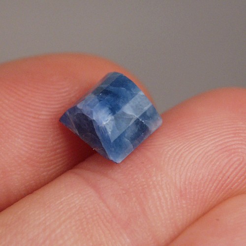 Rare Genuine Blue Afghanite Faceted Top Cab 4.06ct  Litnon.com