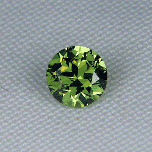 Brilliant Top Cut Natural Russian Demantoid Garnet GL Litnon.com