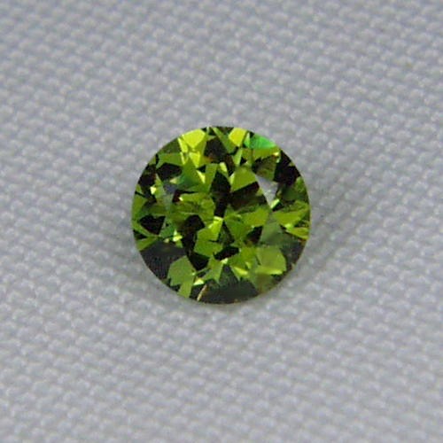Brilliant Top Cut Natural Russian Demantoid Garnet GL Litnon.com