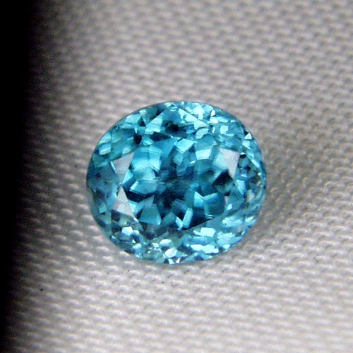 Top Gem Color Cambodian Blue Zircon 3.31 ct  Litnon.com